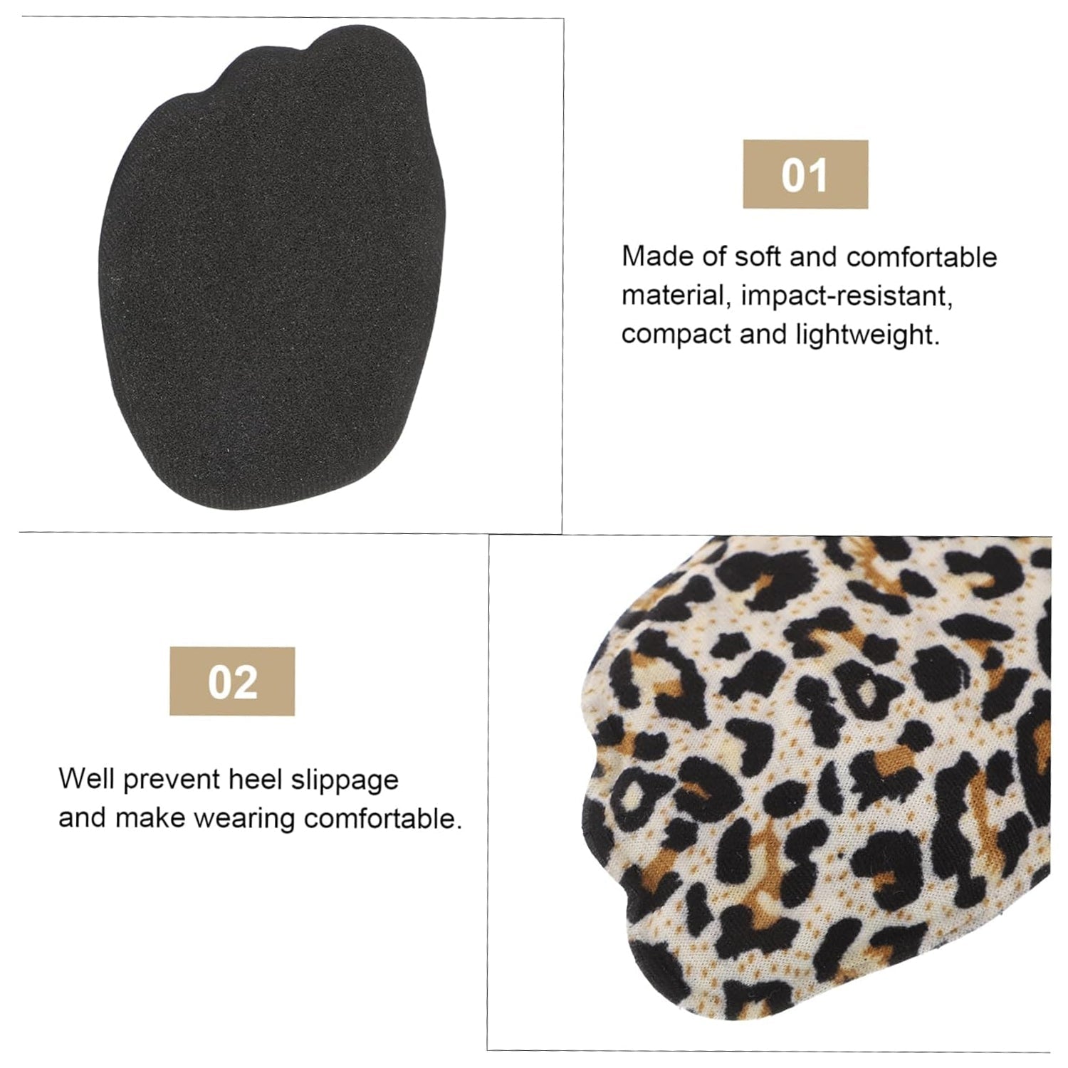 High Shoe Heel Cushion Inserts Non Slip Prevent Calluses Insole Pads (1 Pair / Mix Design) High Shoe Heel Cushion Inserts Non Slip Prevent Calluses Insole Pads (1 Pair / Mix Design)